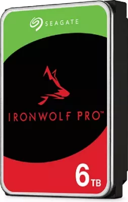HDD Seagate IronWolf Pro ST6000NT001, 6 TB, 7200 RPM, 256 MB, 3.5"