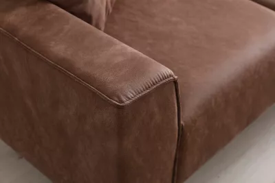 Divan dy-vendësh, ngjyrë konyak, Atelier del Sofa, New Petra 2