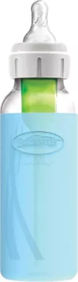 Veshje Silikoni për Shishe Qelqi Dr. Brown’s 250 ml, blu