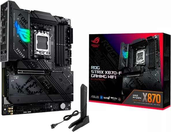 Pllakë amë ASUS ROG STRIX X870-F Gaming WiFi, ATX, AM5, DDR5