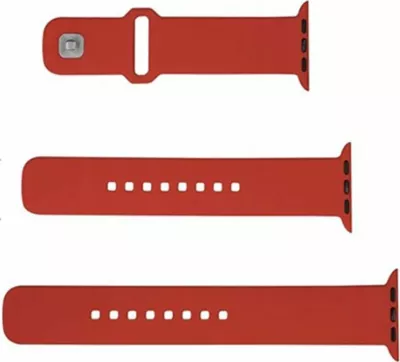 Rrip silikoni për Apple Watch Ultra/Ultra 2 49mm Fixed Sporty FIXSST2-1029-RD, 3 copë, i kuq