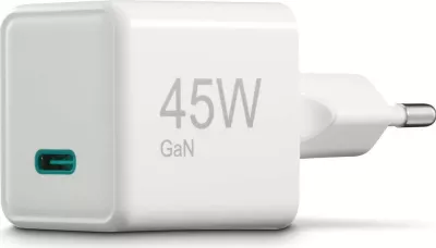 Karikues rrjeti Hama supermini 45W GaN PD/QC 1x USB-C, bardhë