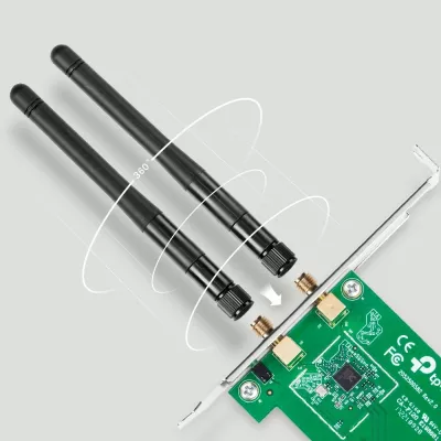 Kartelë rrjeti TP-Link TL-WN881ND, Wireless, PCI Express, 300 Mbit/s, Gjelbër