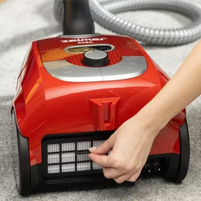 Fshesë me korrent Zelmer ZVC335 Kuba, 3L, e kuqe