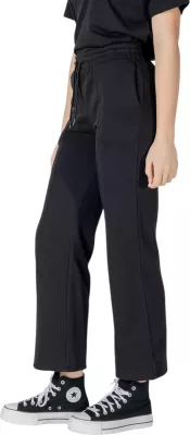 Pantallona sportive për femra Converse Star Chevron Open Hem Pant 10028418-A03, të zeza [Madhësia: L]