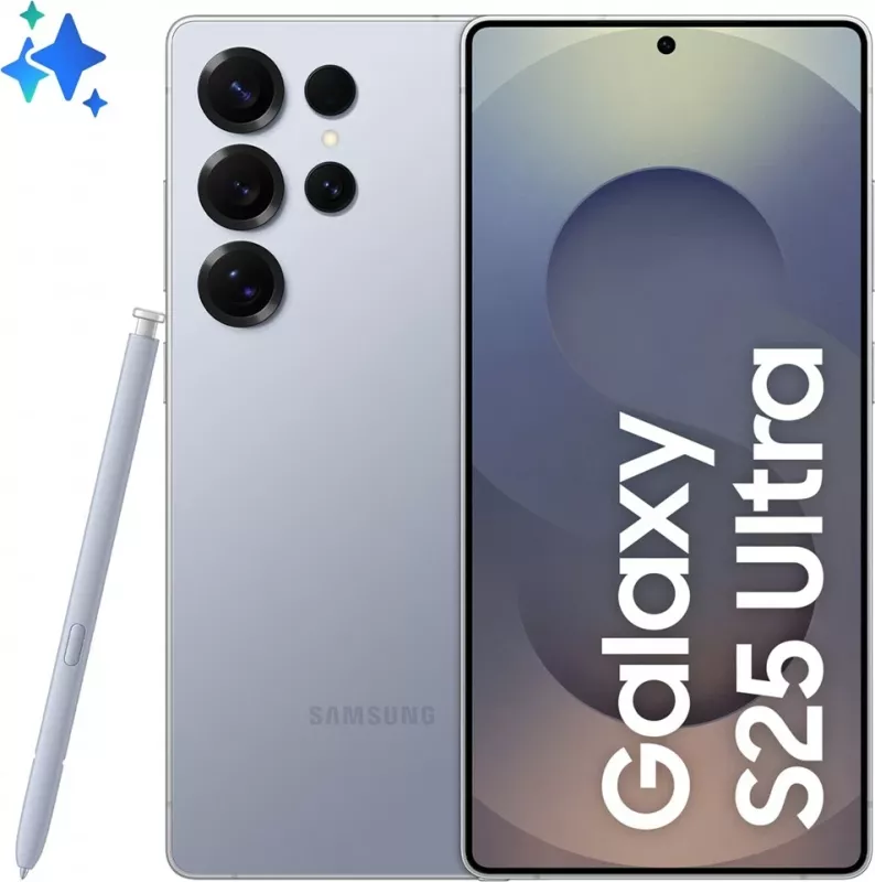 Celular Samsung Galaxy S25 Ultra, 6.9", 12+512GB, titanium bluesilver