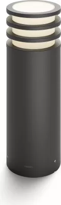 Llambë smart Philips HUE Lucca Sockel, 806lm, E27, anthracite
