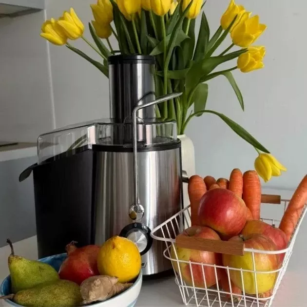 Shtrydhëse frutash MPM MSO-18M, 1000 W, Inoks, E zezë