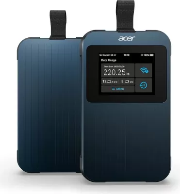 Modem/Router portabël Acer Connect Enduro M3, 20GB internet, 3GB RAM, 6500mAh, blu