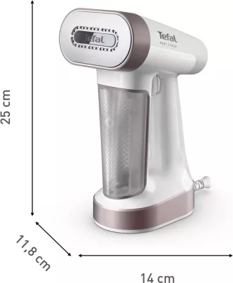 Avullues dore për rroba Tefal Pure Force DT8765E0, 0.18 L, 1800 W, Zi/Kanelle