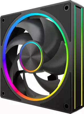 Ventilator kasë Modecom Volcano Loop 120 ARGB 120mm PWM 4-pin, i zi, 1 copë