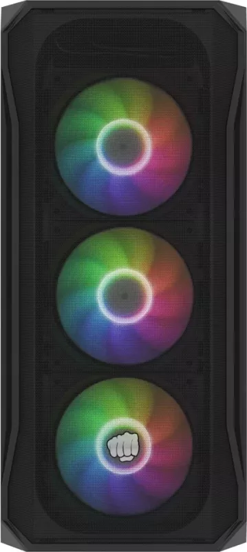 Kasë FURY Shobo SH4F RGB Midi Tower, E zezë