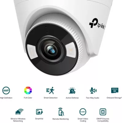 Kamerë IP, TP-Link, VIGI C440, 4MP, lente 4mm, e bardhë