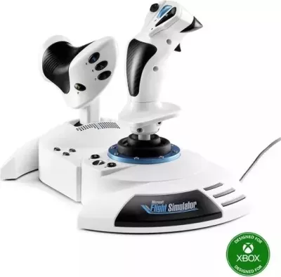 Kontroller fluturimi (HOTAS) Thrustmaster T.Flight Hotas One MSFS Special Edition, për Xbox Series X|S & PC, i bardhë