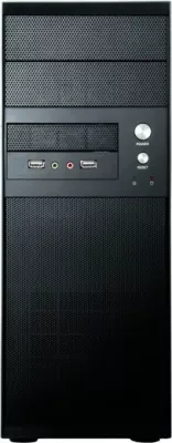 Kasë Chieftec CQ-01B-U3-OP, Midi Tower, PC, ATX, micro ATX, e zezë