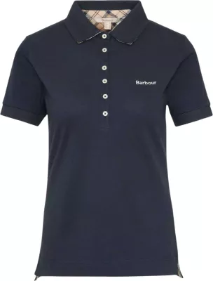 Maicë polo për femra Barbour Portsdown LML0634, kaltër e errët [Madhësia: 10]