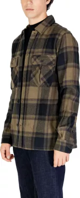 Këmishë overshirt për meshkuj Only & Sons ONSCEDRIC LIFE CHECK 22030843, e gjelbër [Madhësia: XL]