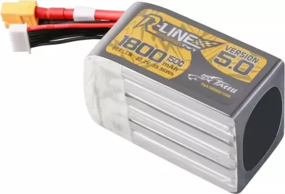 Bateri LiPo, Tattu, R-Line Version 5.0 6S 1800mAh 22.2V 150C, me lidhës XT60