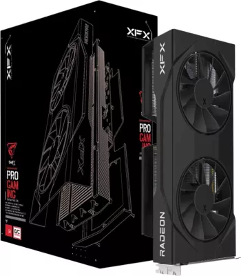 Kartelë grafike XFX Swift AMD Radeon RX 9060 XT OC 8GB GDDR6 128-bit HDMI, 2x DisplayPort, e zezë