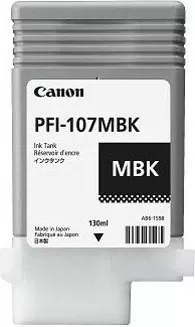 Kartuçë bojë Canon PFI-107MBK, Pigment-based, 1 copë, e zezë mat