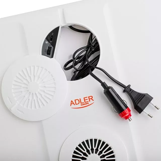 Ftohës portativ Adler AD 8090, 40 L, zi/bardhë