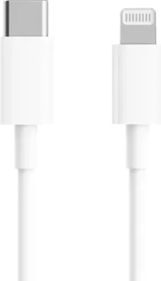 Kabllo Xiaomi Mi USB-C në Lightning 1m, e bardhë