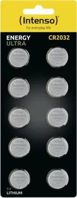 Bateri buton Intenso CR2032 3V 220mAh, paketim 10 copë