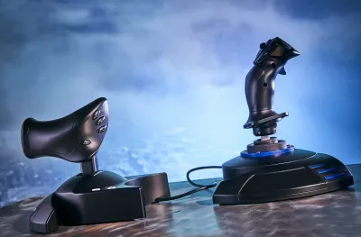 Joystick Thrustmaster T.Flight Hotas 4, PC, PlayStation 4, USB 2.0, i zi, blu