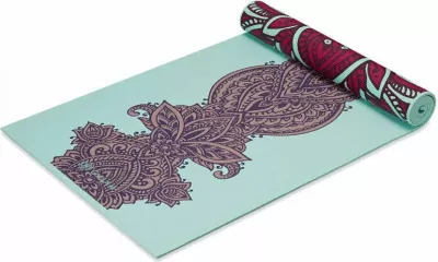 Tapet yoga Gaiam për femra dhe meshkuj, i kuq