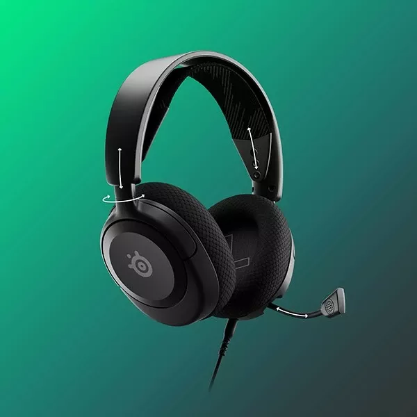 Kufje SteelSeries Arctis Nova 1, me kabllo, për lojëra, e zezë