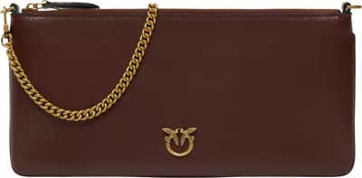 Portofol për femra Pinko New Horizontal Flat Vitello SE 107669 A0F1, bordo