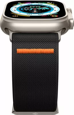 Rrip Spigen Fit Lite Ultra për Apple Watch 4/5/6/7/8/9/SE/Ultra (42/44/45/49 mm), i zi