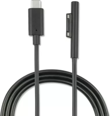 Kabllo karikimi 4smarts Microsoft Surface Connect në USB Tip-C 1m e zezë