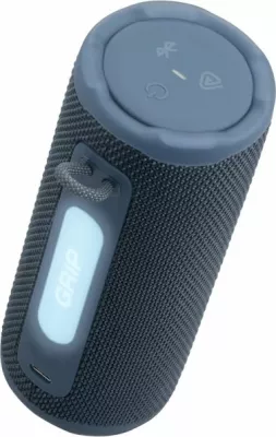 Altoparlant JBL Grip Bluetooth portativ 16W IP68 deri 14 orë me ndriçim ambient, blu