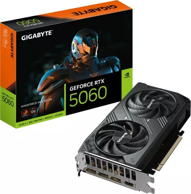 Kartë grafike Gigabyte RTX 5060 Windforce Max OC 8GB GDDR7