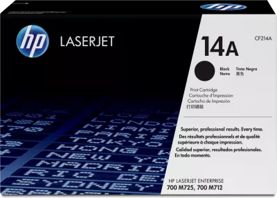 Toner HP 14A CF214A, rendiment 10000 faqe, i zi