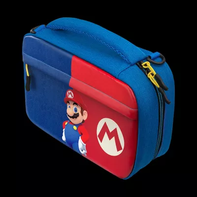 Kasë transportuese PDP Mario për Nintendo Switch/Switch Lite/Switch OLED, kuqe/blu