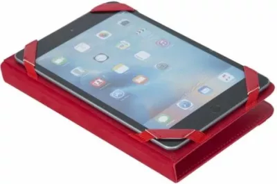 Mbështjellës me stand për tablet RIVACASE 3217, 10.1", mbyllje magnetike, e kuqe