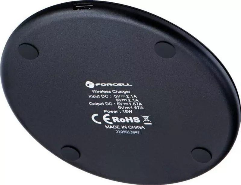 Karikues wireless Forcell F-ENERGY Qi 15W, USB Type C, i zi