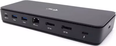 Docking station i-tec Thunderbolt4 2x Display Gen3 7x USB, 2.5 GLAN PowerDelivery 92 W, e zezë
