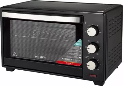 Furrë elektrike portative Brock TO 4801 BK, 48L, 2000W, me konvekcion, e zezë