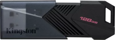 USB Kingston DataTraveler Exodia Onyx, 128GB, USB 3.2, e zezë