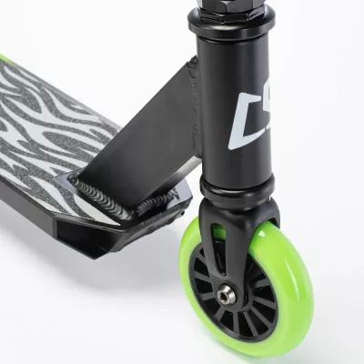 Trotinet freestyle Coolslide, për meshkuj dhe femra, i zi dhe i gjelbër
