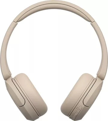 Kufje wireless Sony WH-CH520, head-band, Bluetooth, krem