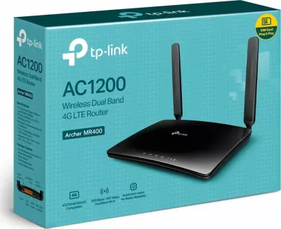 Router TP-Link Archer MR400 AC1200 4G LTE Wi‑Fi 5 Dual-Band, i zi