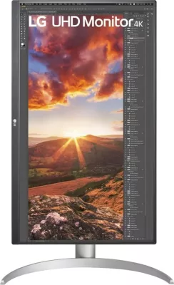 Monitor LG 27UP85NP-W, 27 inç, 4K Ultra HD, LED, 5 ms, argjendtë