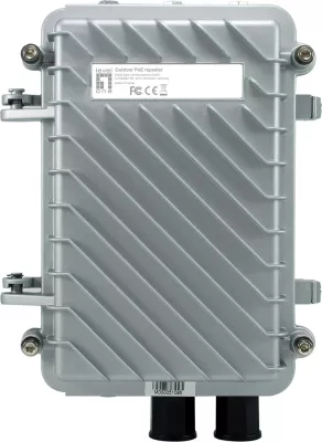 Përsëritës rrjeti LevelOne POR-1100, PoE, 100m, IP66, argjendtë