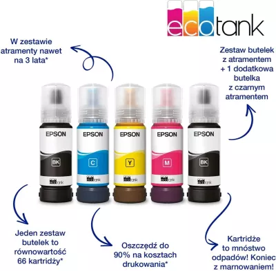 Printer multifunksional Epson EcoTank L3280, Inkjet, Wi-Fi, i zi