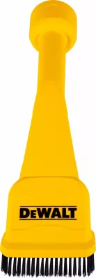 Furçë ergonomike për papastërti të fortë Dewalt DXVA00-4300E, për zorrë thithjeje 32/48/64 mm, e verdhë