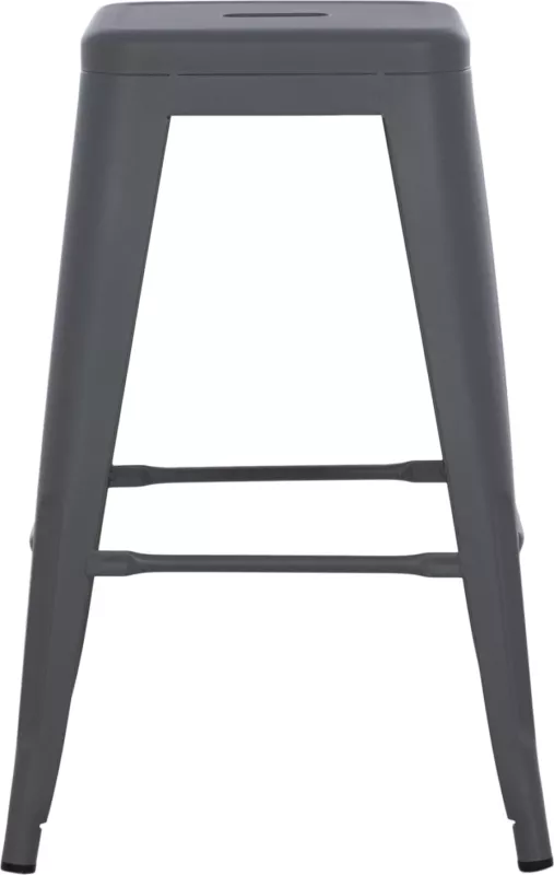 Karrige për bar mesatare MELITA-PRO FH8573.50 metalike ngjyrë gri 43x43x67 cm
